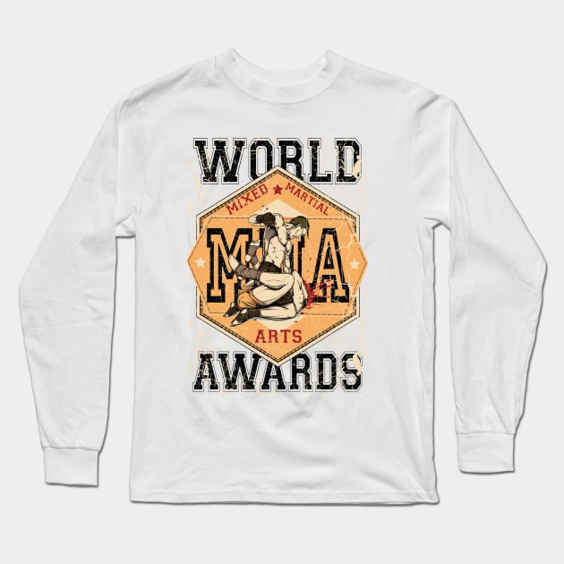 WORLD MMA Long Sleeve T-Shirt by editor75